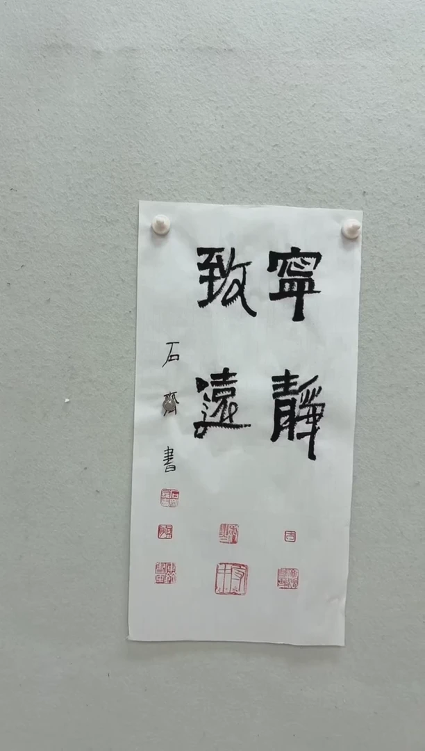 5-13-石老师2平尺书法作品