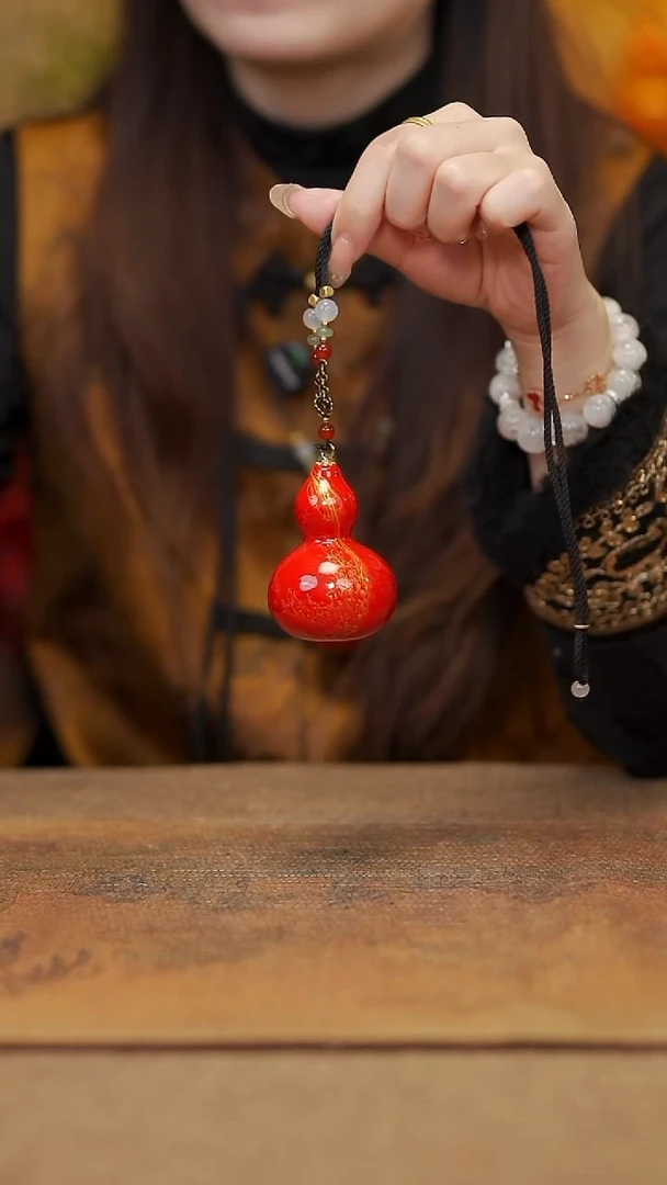 【闪购商品】125宴禾堂大漆脖挂葫芦68