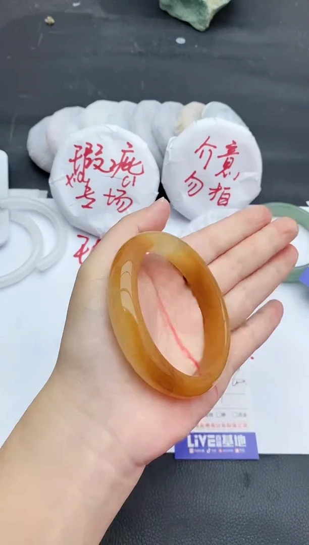 未镶嵌手镯石英质玉瑕疵160+59/60