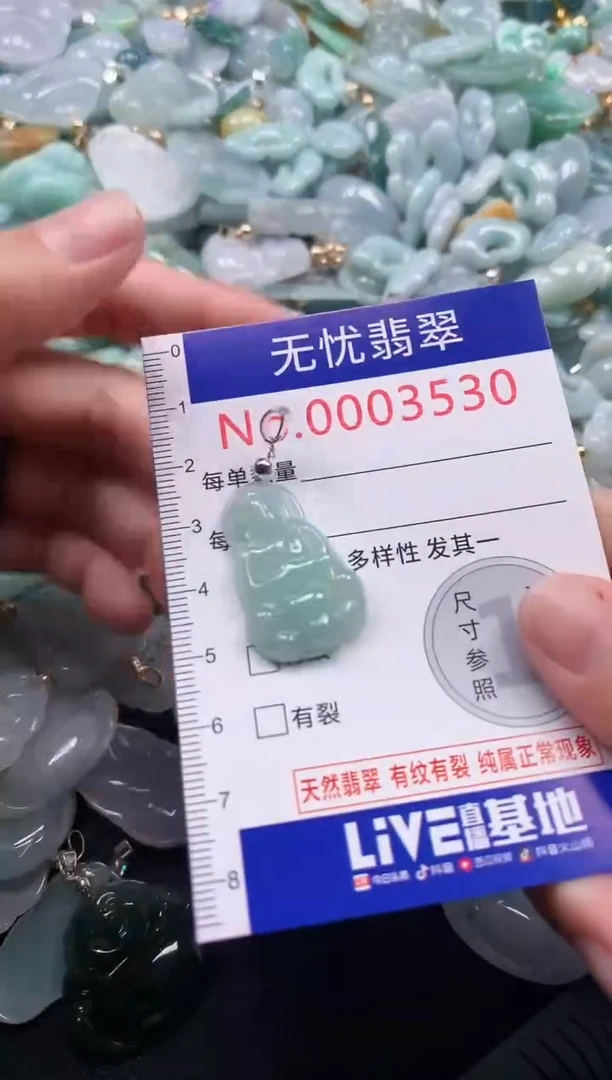 颈饰未镶嵌翡翠3530