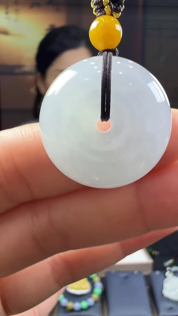 未镶嵌挂件翡翠甜甜圈