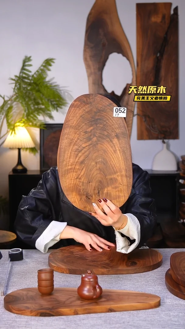 木北美黑胡桃原木.干裂疤结不属于商品质量问题完美主义者慎拍