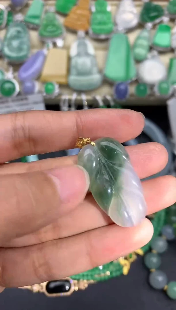 【闪购商品】翡翠颈饰18K金镶嵌173-中国好珍宝