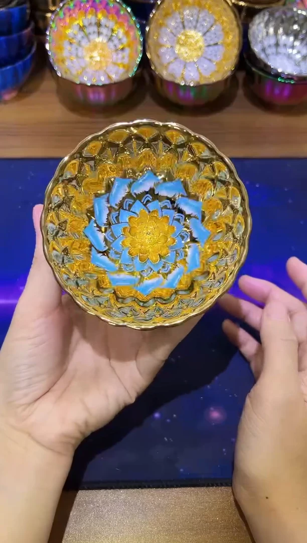 杯子3只窑变莲花主人杯