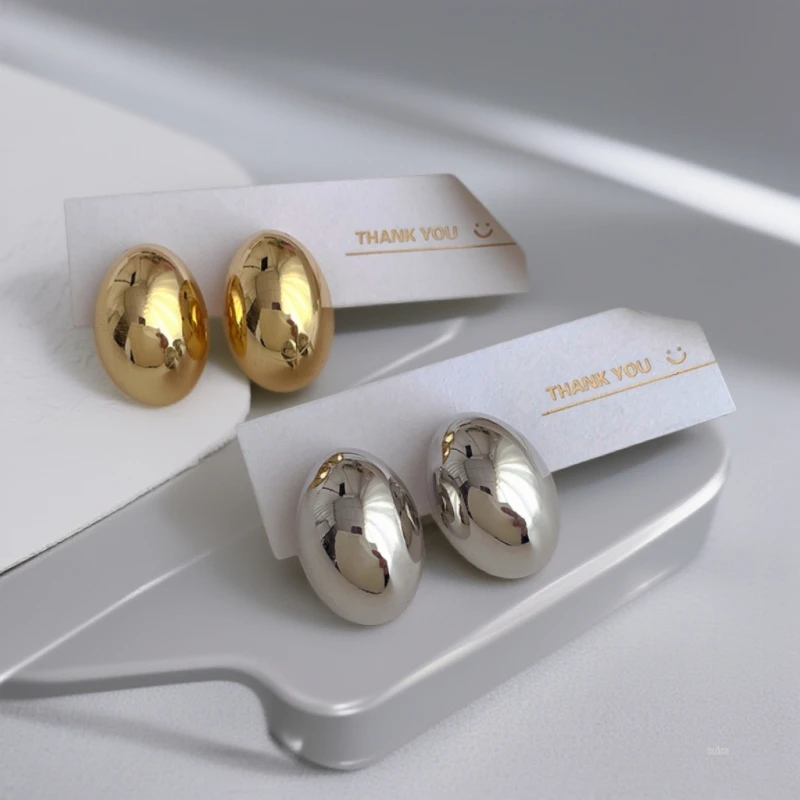 铜合金耳饰 欧美金属风耳饰复古秋冬耳环女个性耳钉百搭耳坠