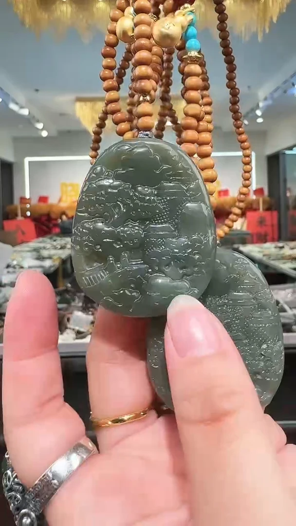 颈饰未镶嵌和田玉吊坠多样式发货只发一个