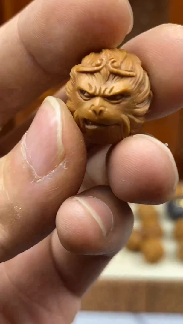 吊坠猴头核桃大圣 精修 素