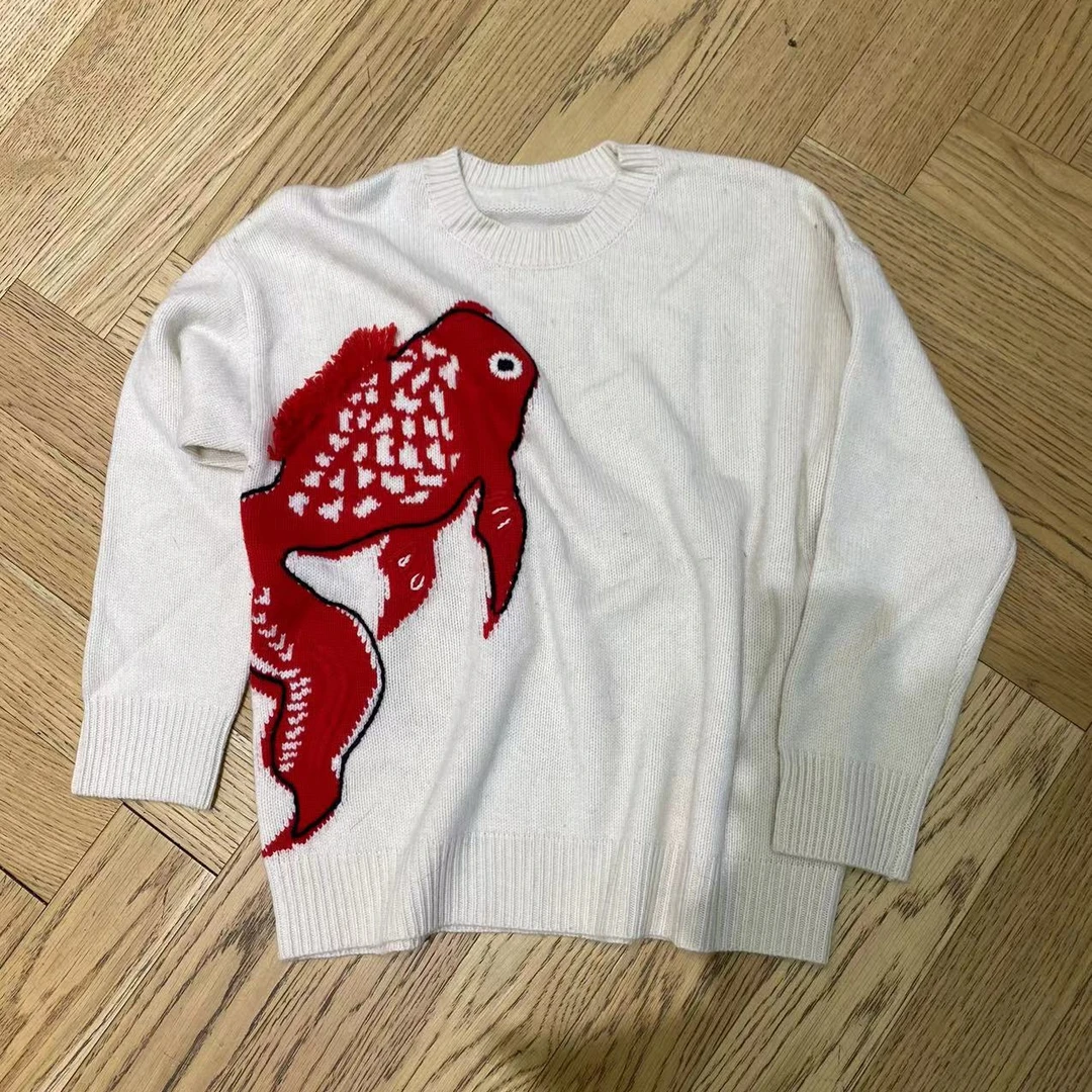 【no退no换 谨慎下单】金鱼提花针织衫 886530