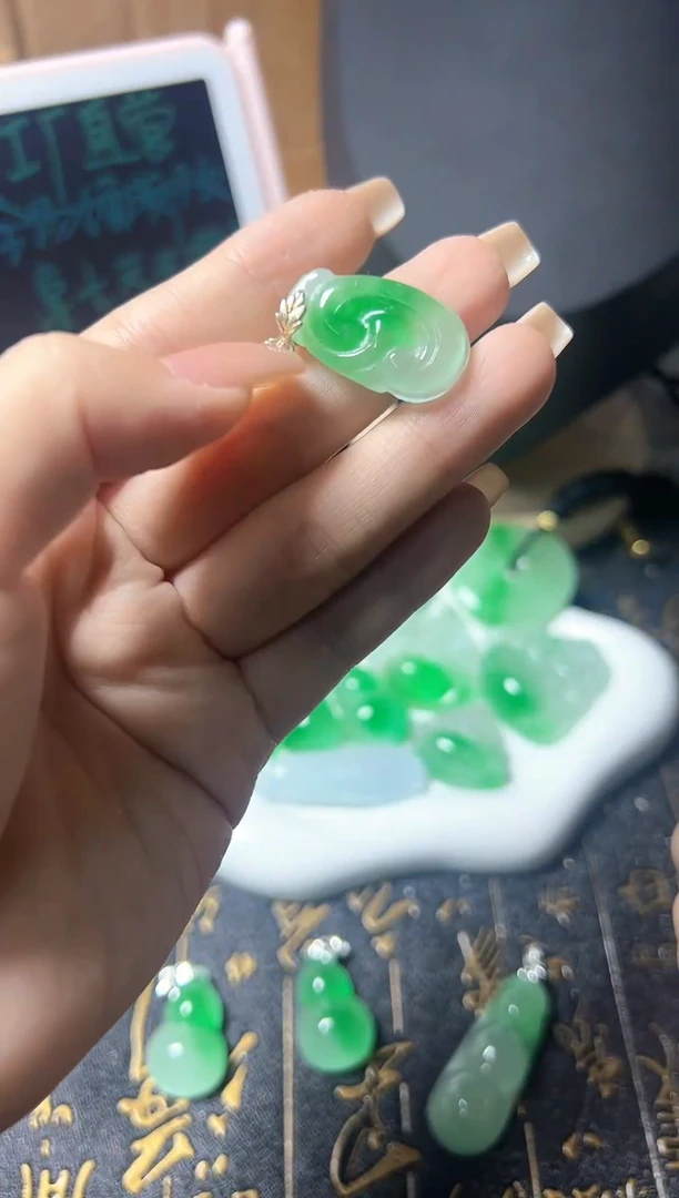 颈饰未镶嵌翡翠所见即所得，一图一物