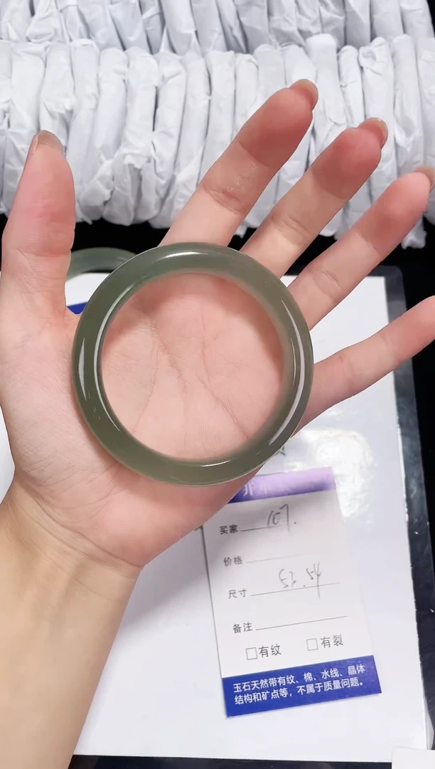 未镶嵌东陵石东陵玉107 蓝调绿 53-54