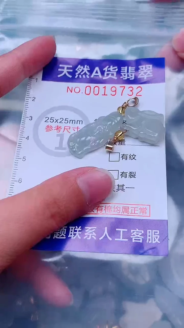吊坠(不含链)未镶嵌翡翠1