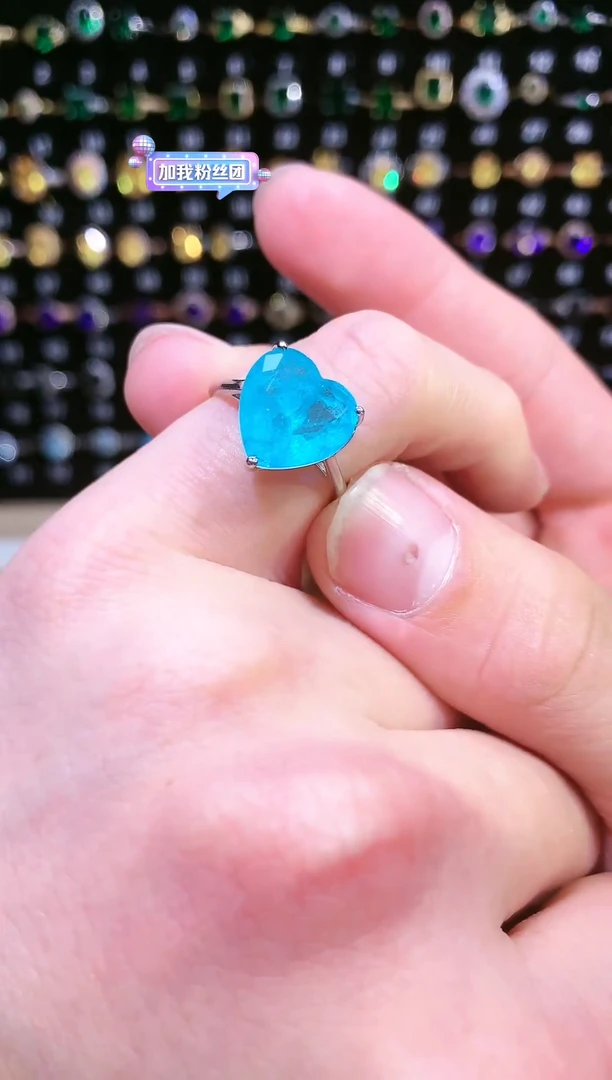 【闪购商品】蓝宝石戒指银S925镶嵌111111