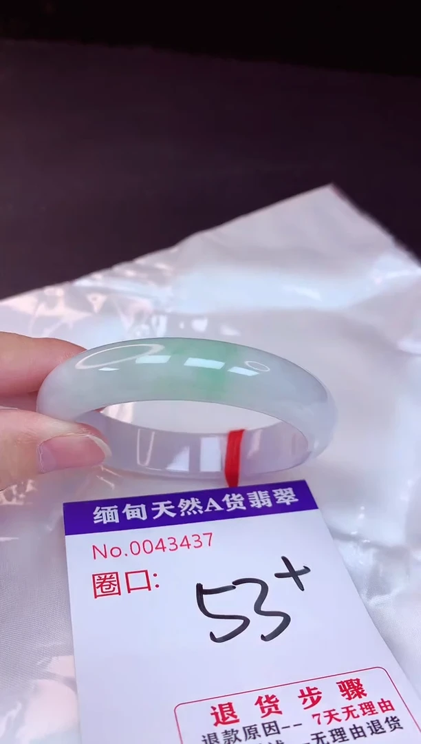 未镶嵌手镯翡翠53+