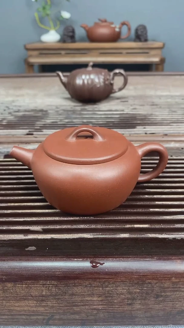 茶壶紫砂大彬诗意底槽清全手工200