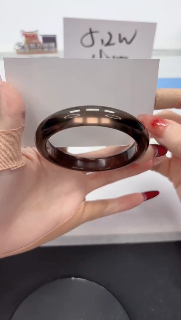 【闪购商品】黑曜岩手镯未镶嵌A411-58.5