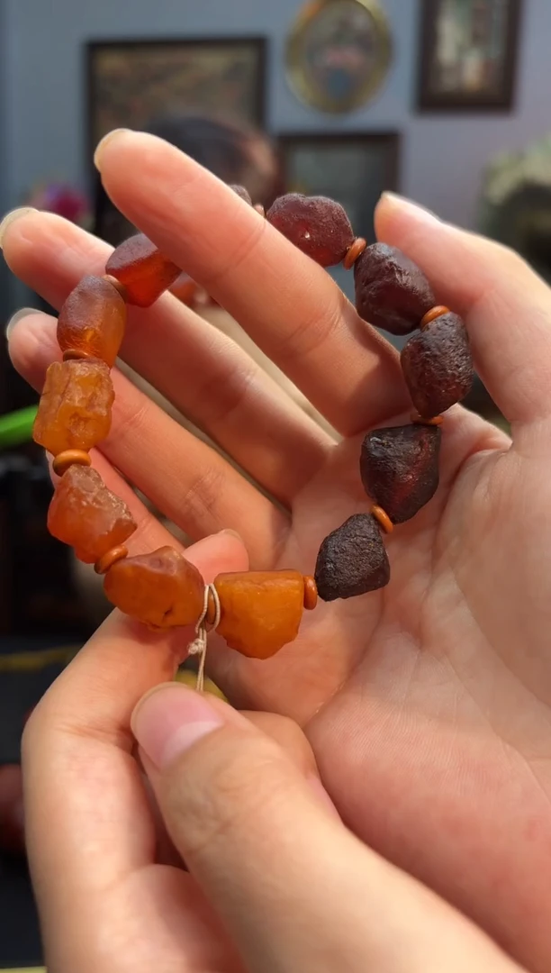 手串琥珀未镶嵌手串