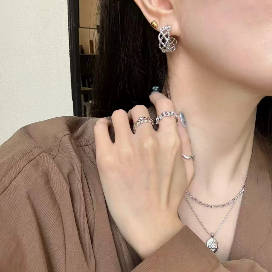 合金手链 厚镀18K CNC精工轻奢五花四叶草手链