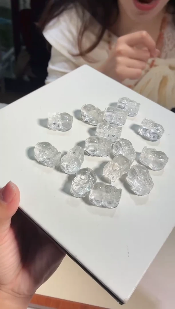 未镶嵌手链水晶白水晶貔貅设计款多样性发一