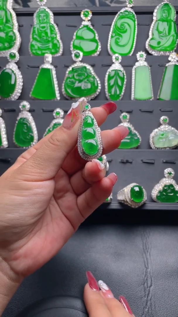 【闪购商品】翡翠颈饰未镶嵌吊坠1214