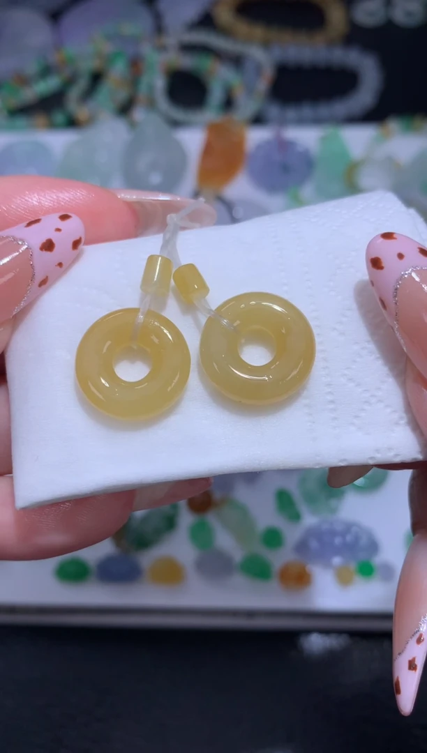 未镶嵌定制翡翠甜甜圈