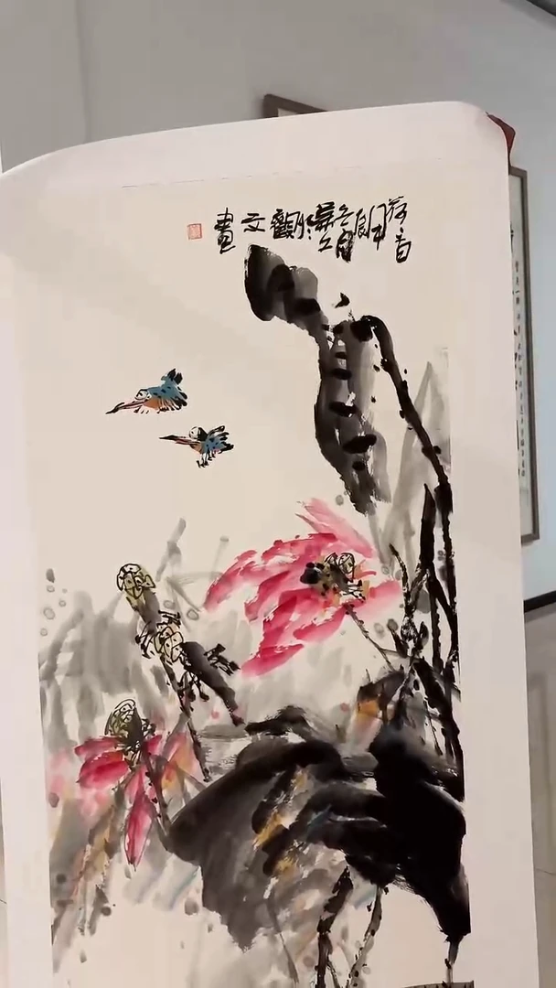 国画包头艺博会老师作品