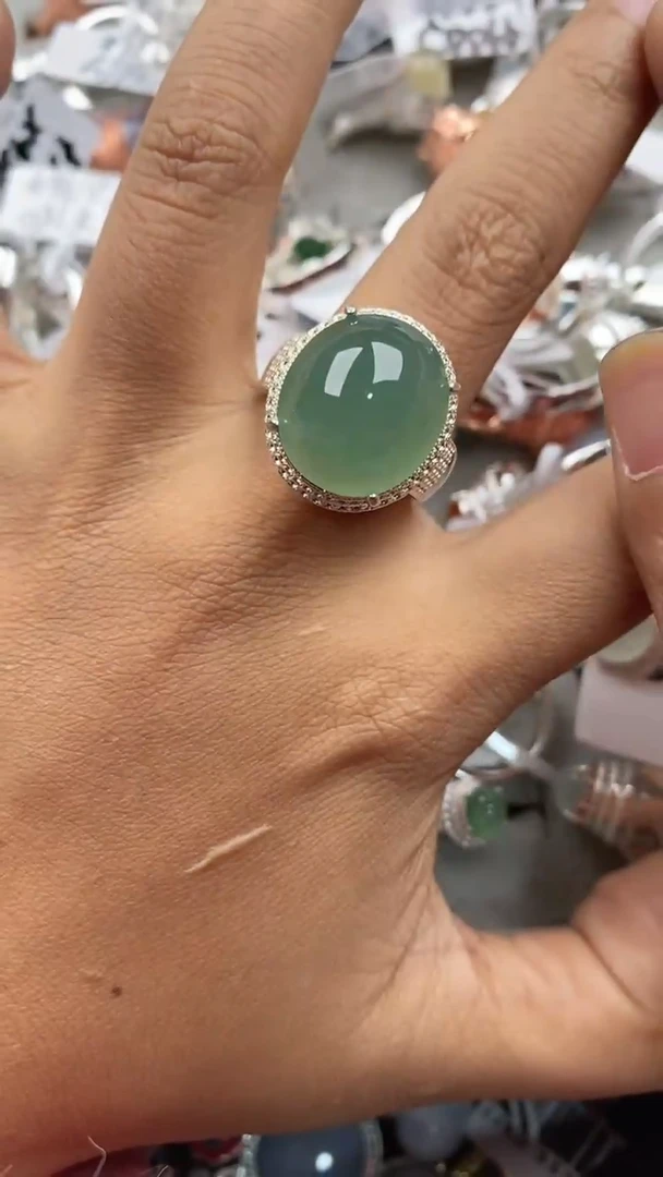 未镶嵌戒指翡翠888              10