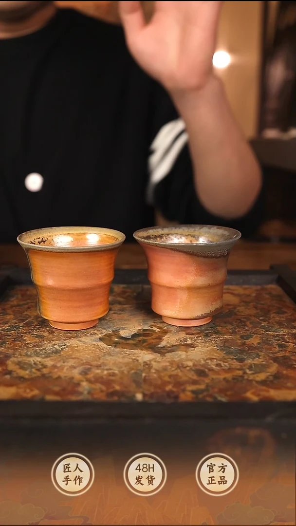 1813 1812木鱼炻纯手工茶器