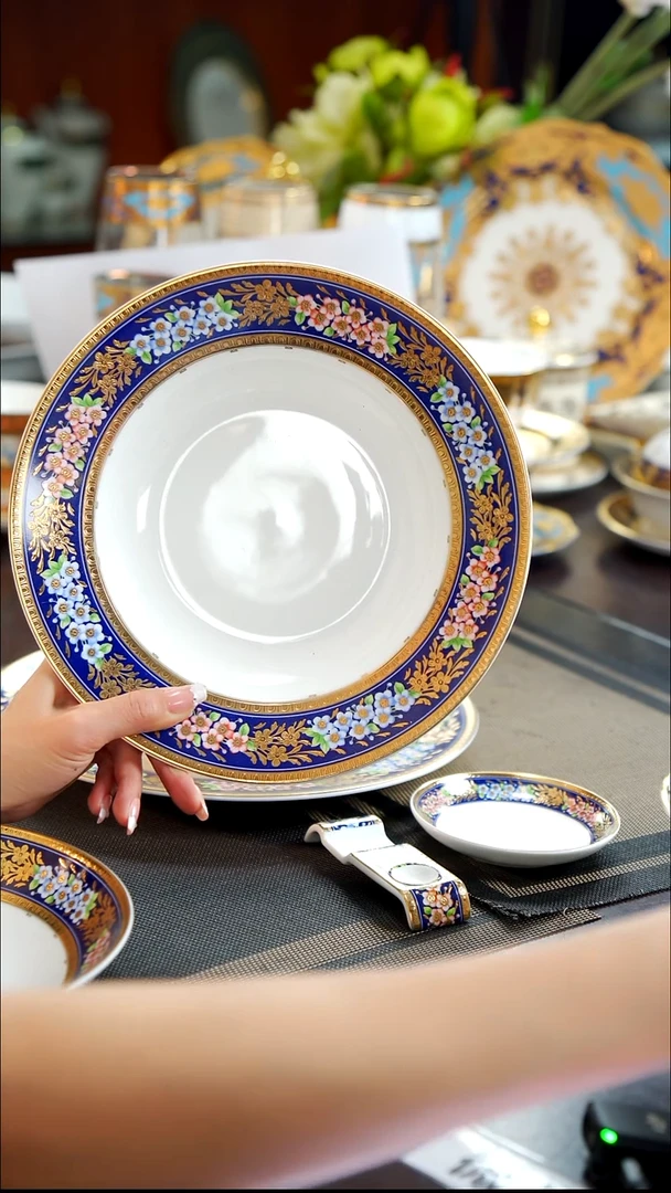 瓷片9英寸奥帽盘1个