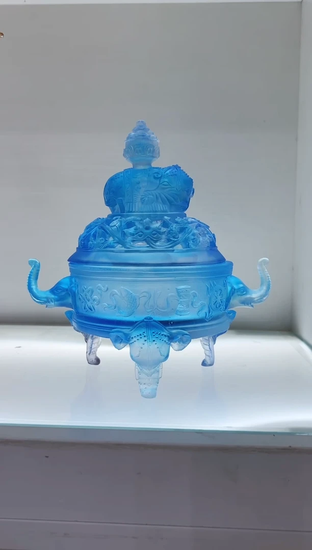 手工艺品琉璃古法琉璃吉祥圆满