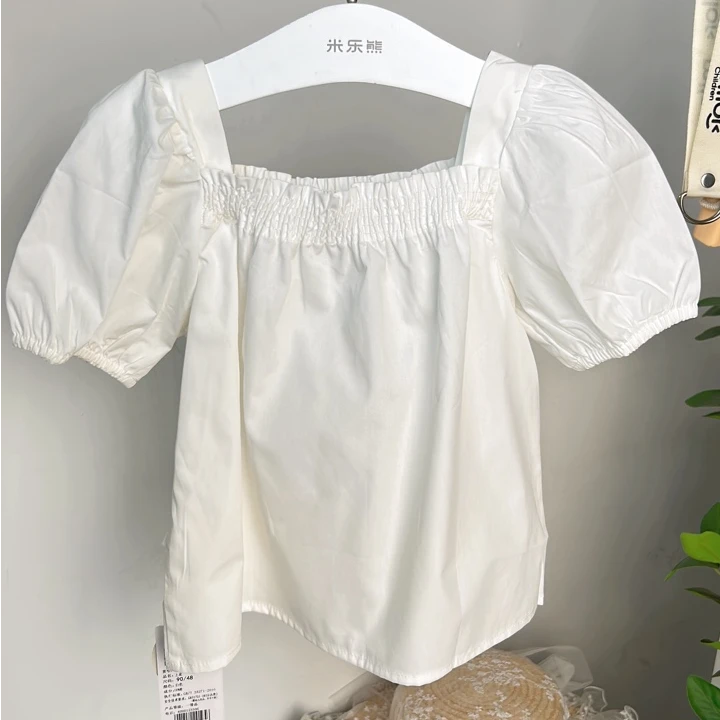 5522米乐熊 女童T恤短袖夏季新款童装印花薄款儿半袖夏款