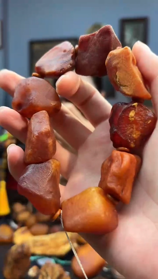 手串琥珀未镶嵌手串