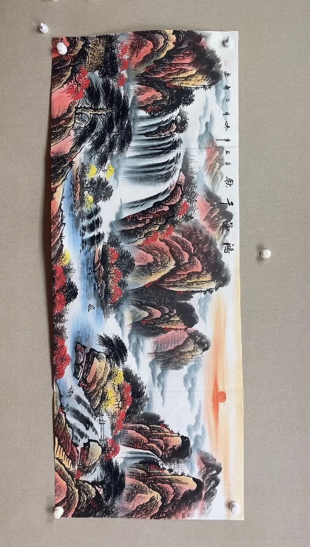 国画180*68 吴立勇吴立勇吴立勇吴立勇吴立勇