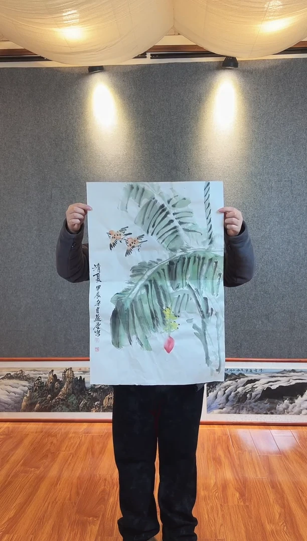 【闪购商品】国画高勇利四尺三开