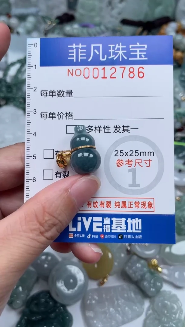 颈饰未镶嵌翡翠12786