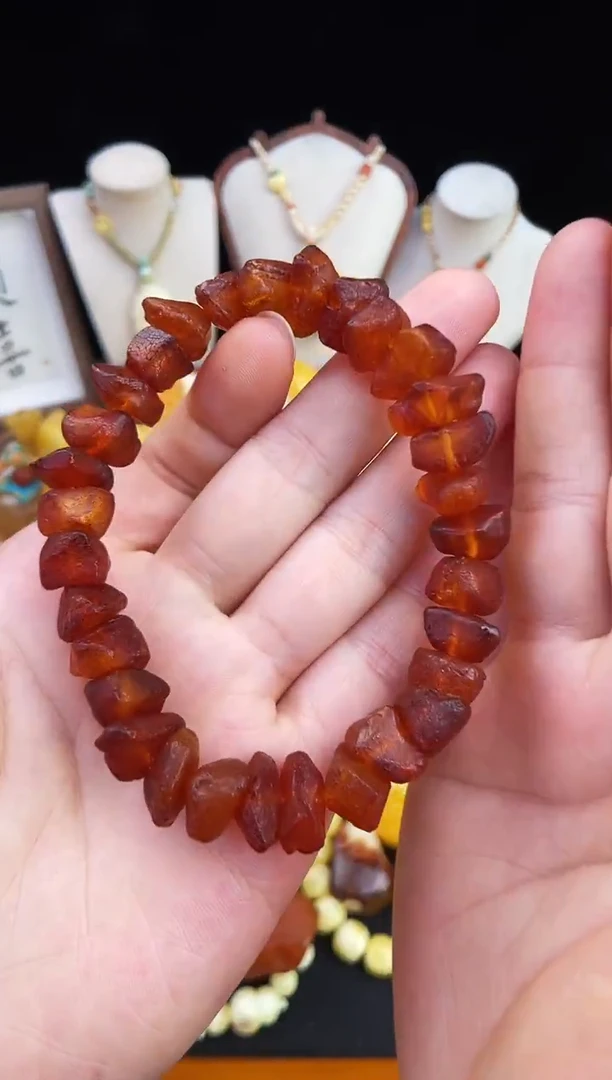 琥珀未镶嵌珠宝奇石柒月