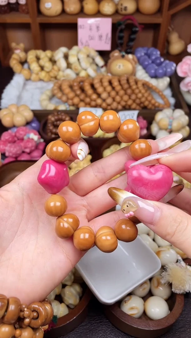 手串菩提根/象牙果Q猴头屁桃设计款