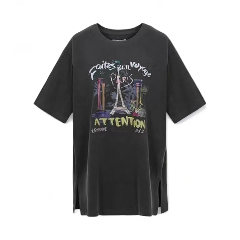 铁塔印花夏季半袖