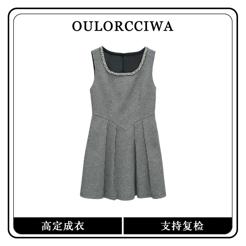 【VIP61】早秋连衣裙时尚套装裙子时尚小香风女装法式OLQW-1773
