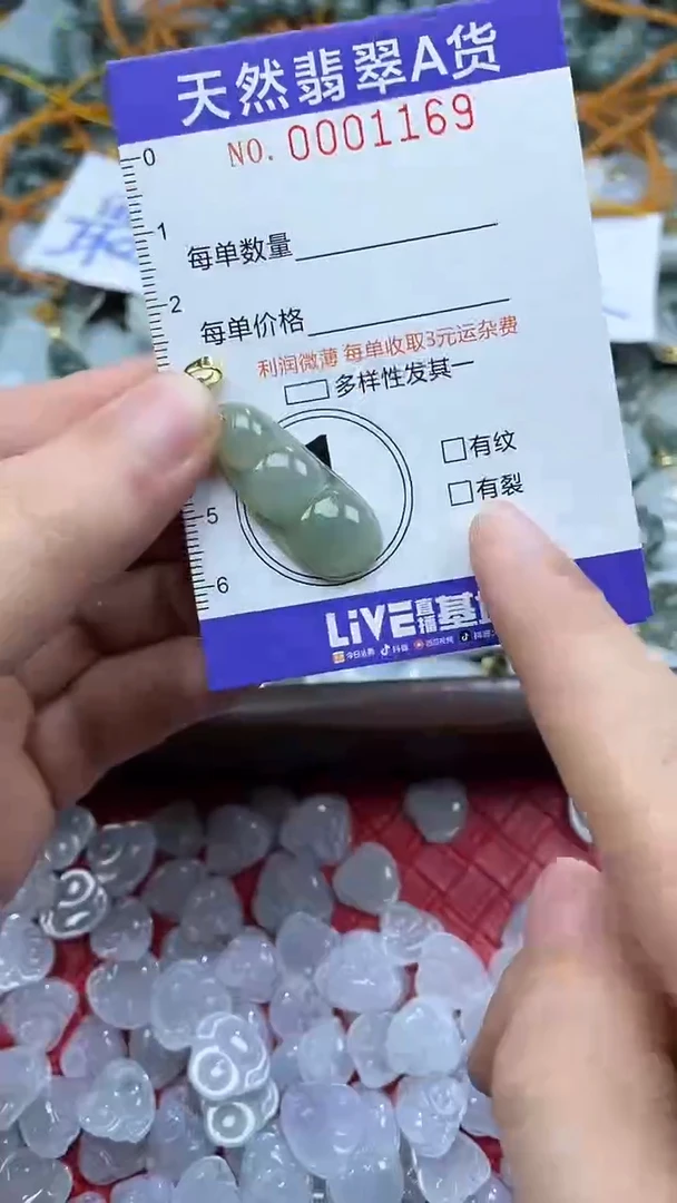 翡翠未镶嵌颈饰01169