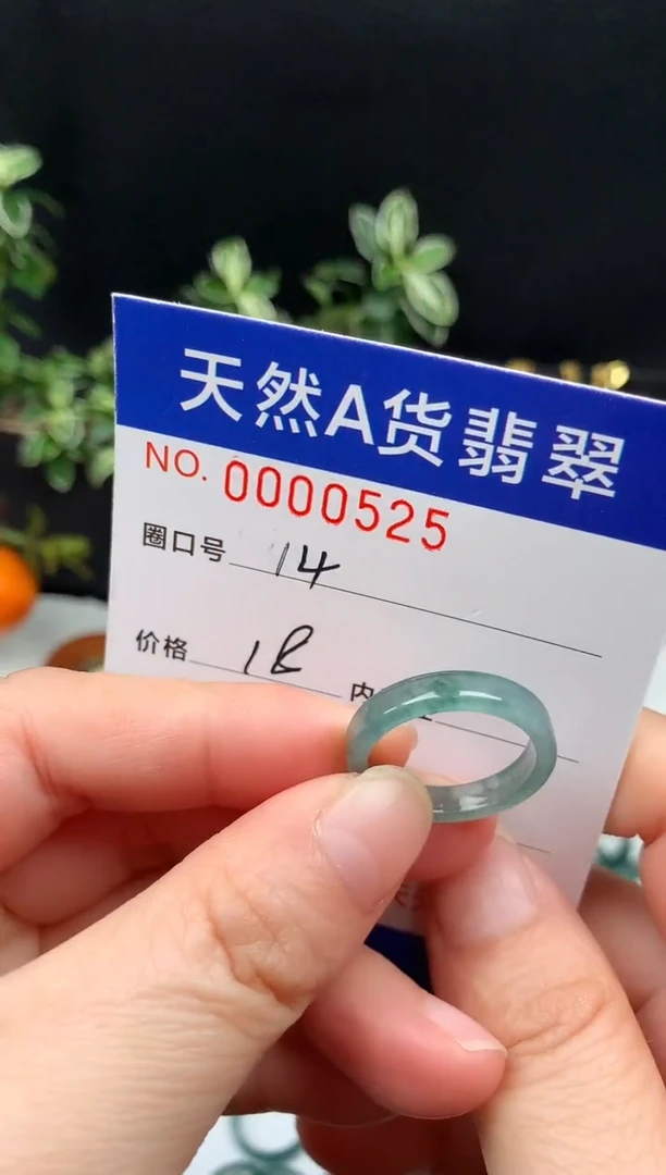 未镶嵌戒指翡翠14#