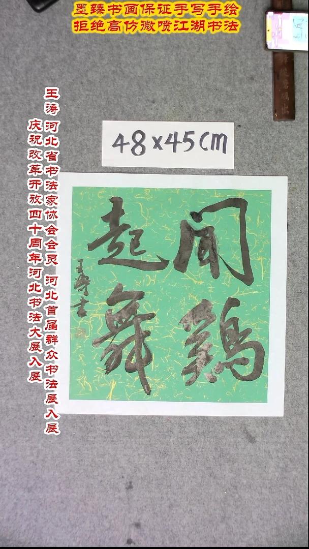 书法王涛书法作品保证手写