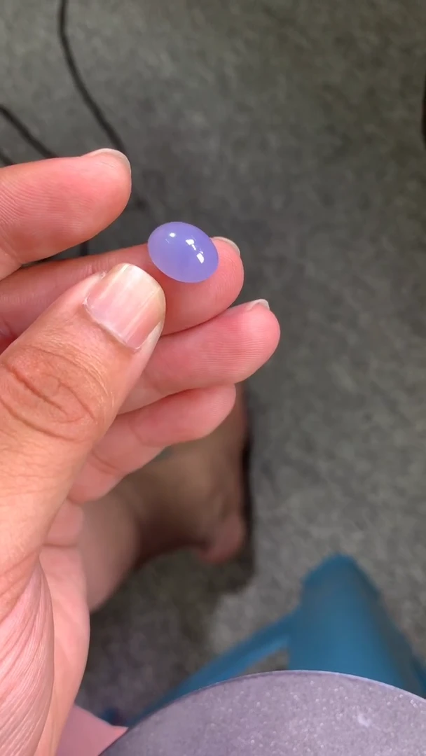 颈饰未镶嵌翡翠紫蛋面