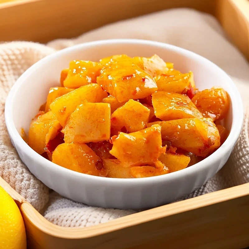 【40g*20袋】新疆发货小可口麻辣萝卜干辣脆酸下饭菜咸菜香辣萝卜丁