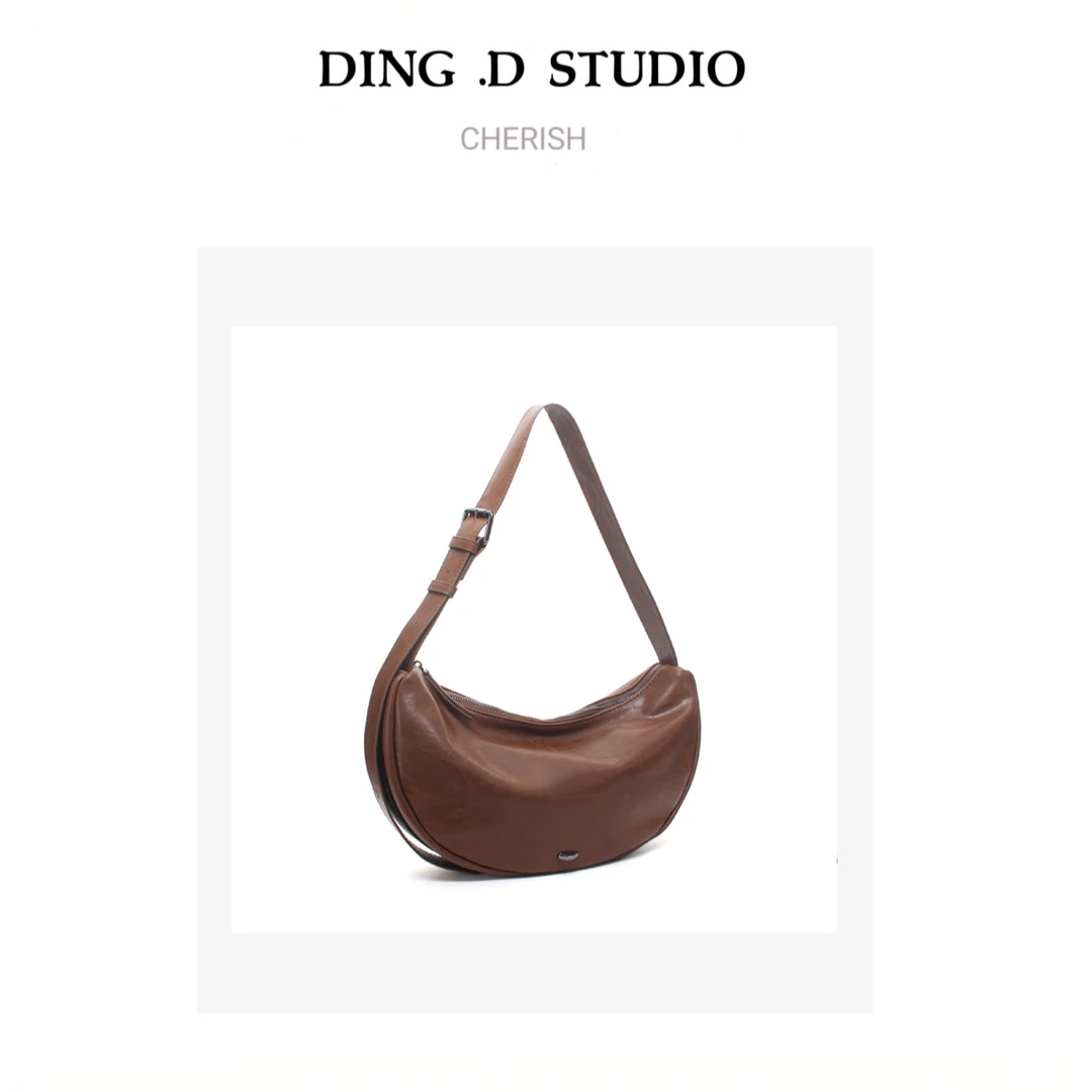 【月牙泉】DING.D新品百搭简约单肩休闲时尚潮流ins女包24930
