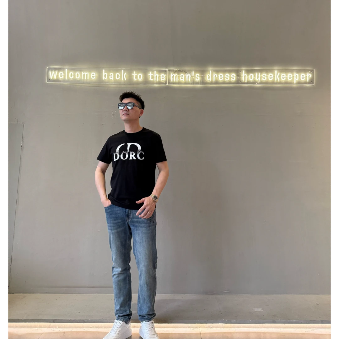 DORC奢品-2025夏季新款休闲时尚男士T恤-LU-7715