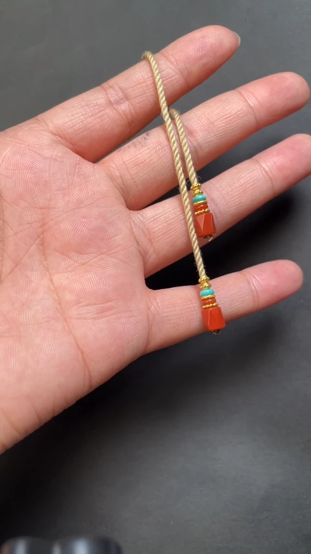 未镶嵌102南红玛瑙弟子珠