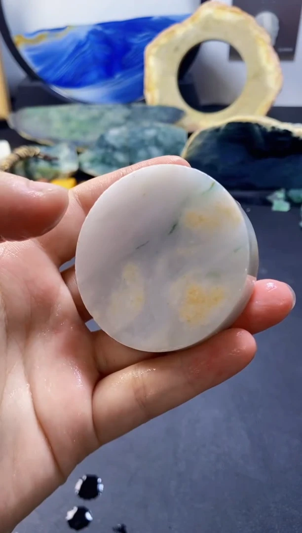 翡翠未镶嵌颈饰007天然翡翠