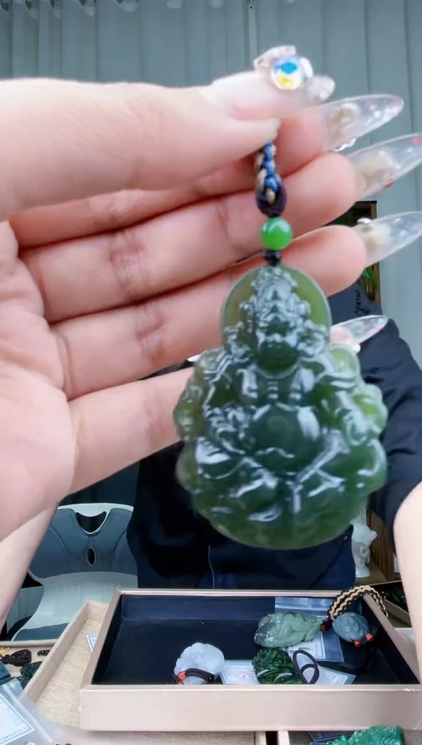 【闪购商品】和田玉挂件未镶嵌拍一发一，多样性发货！