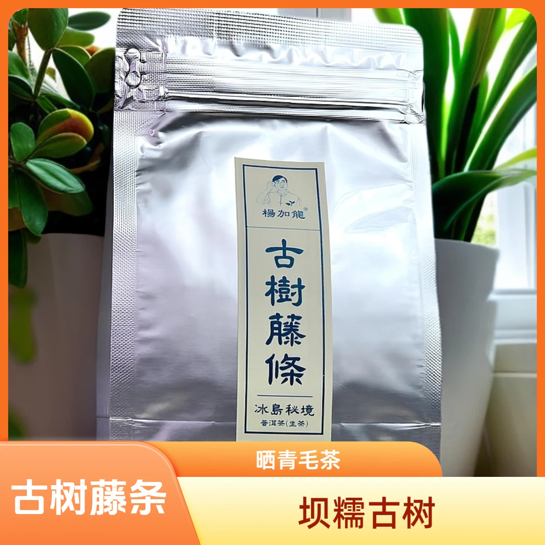 2024年普洱茶春茶冰岛古树晒青散茶云南临沧古树茶普洱古树50g袋