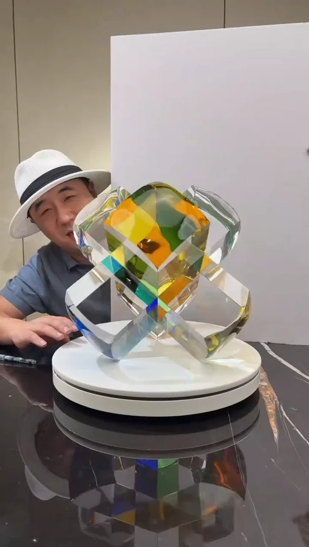摆件多色思维之河艺术摆件